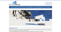 Desktop Screenshot of betontech.de
